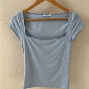 Reformation Blue Square neck Top size SX